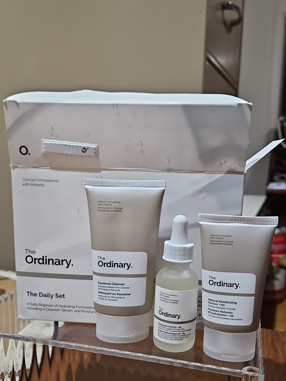 The Ordinary White Daily Set Hydrating Skincare Trio